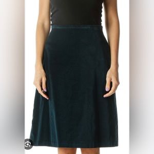 Vintage Norton Mcnaughton Navy Velvet skirt